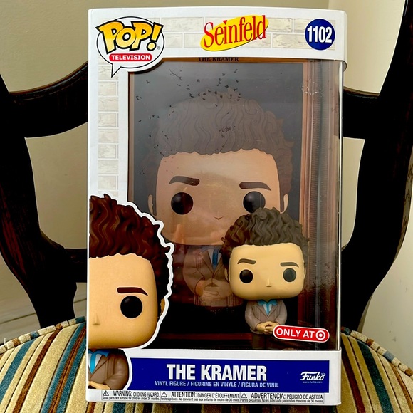 Maglietta Funko POP! Tees Seinfeld - Kramer Pretzel | Unisex 100% Cotone | Taglia XS